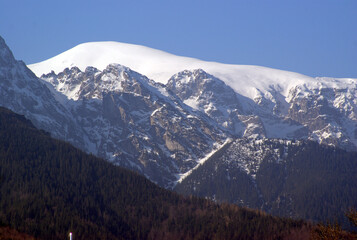 The Polish Tatras mountains, panorama