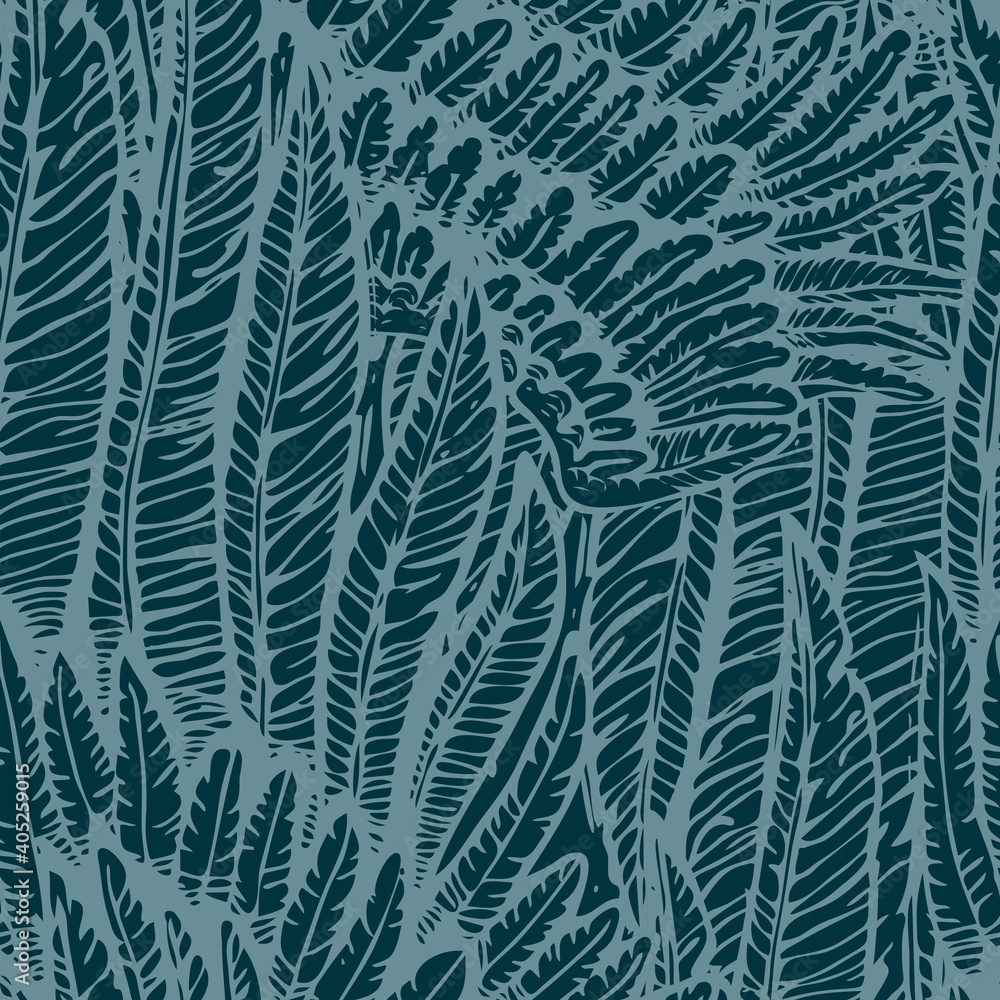 Aufkleber vector image of abstraction in the style of old blurry manuscript graphics can be used as wallpaper 