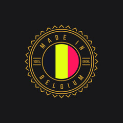 MADE IN BELGIUM MODERN BADGES