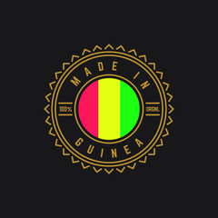 MADE IN GUINEA MODERN BADGES