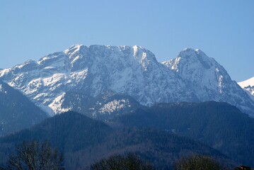 Fototapeta na wymiar Giewont, Tatras Polish mountains, panorama