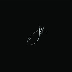 Jd initial handwriting black background