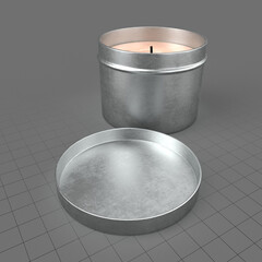 Candle tin