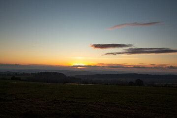 Sunset on on my trip to peak district 