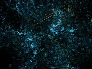 Imaginatory fractal background Image