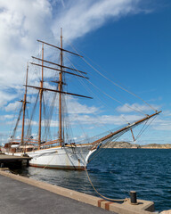 Fototapeta premium Skärhamn marina in Bohuslän Sweden