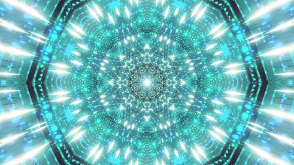 Green blue star particles space 3d illustration visual background wallpaper artwork design