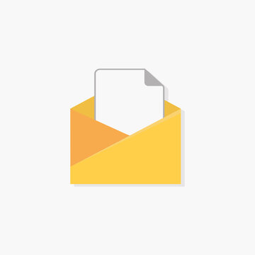 
Envelope. Letter. Flat Icon Vector
