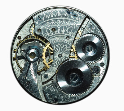 Studio shot of complex clockwork