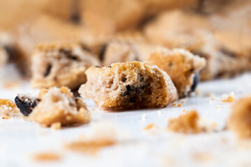 food for desserts crumbled cookies