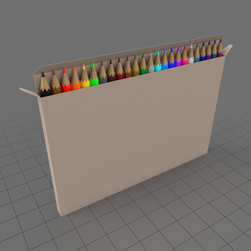 Colored pencil box 1