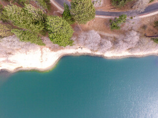Aerial view of Lake