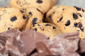 mixed oatmeal and wheat flour cookies
