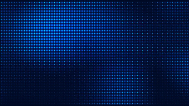 Dot blue pattern screen led light gradient texture background. Abstract technology big data digital background. 3d rendering. © Papapig