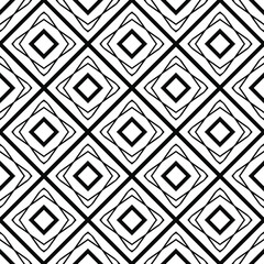 Black and white texture. Abstract seamless geometric pattern.
