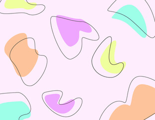pattern with abstraction background