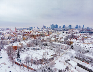Warszawa © Drone in Warsaw