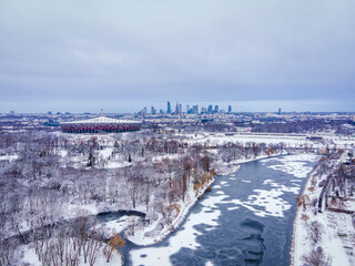 Warszawa © Drone in Warsaw
