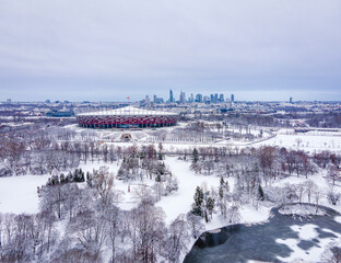 Warszawa © Drone in Warsaw
