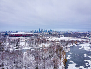 Warszawa © Drone in Warsaw