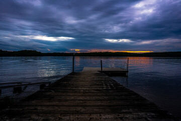 Obraz na płótnie Canvas Sunset Dock