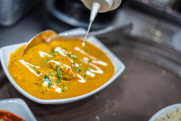 Indian style curry dish