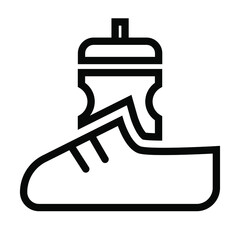 sport shoes icon vector