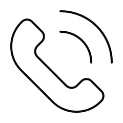 ringing phone icon vector