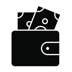 wallet icon vector