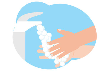 Washing hands with soap protect virus.