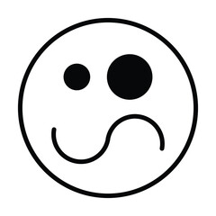 Fototapeta premium sad, happy, moody, surprised, angry, smile emoticon smiley icon vector