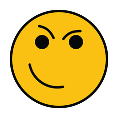 Fototapeta premium sad, happy, moody, surprised, angry, smile emoticon smiley icon vector