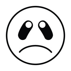 sad, happy, moody, surprised, angry, smile emoticon smiley icon vector