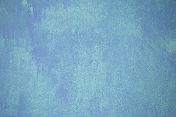 Decay blue colored wall