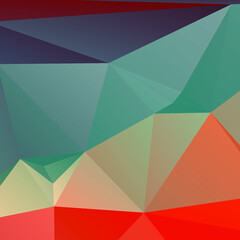 Abstract Color Polygon Background Design, Abstract Geometric Origami Style With Gradient Design EPS 10