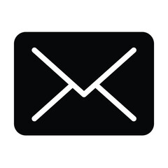 mail message envelope icon vector