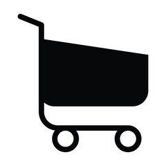 shopping cart icon vector