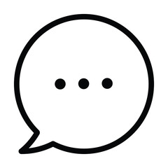 chat bubble icon vector