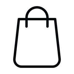 shopping bag icon vector