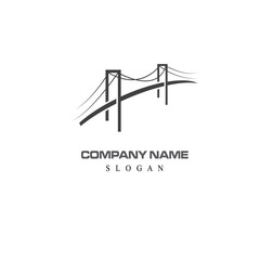 Bridge Logo Template vector icon illustration design