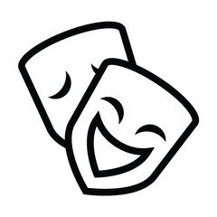 face mask icon vector