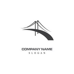 Bridge Logo Template vector icon illustration design