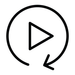 media player icon vector