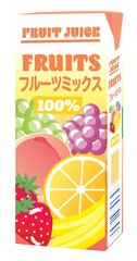 フルーツジュースの200mlのパック
