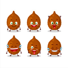 Cartoon character of salak with smile expression