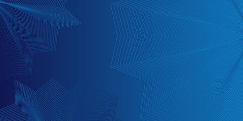 Fototapeta premium Futuristic, High Tech, blue background, with network lines conveying a connectivity concept. Blue abstract background with light blue lines