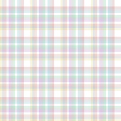 Rainbow Plaid textured Seamless Pattern Collection
