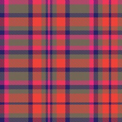 Colourful Plaid textured Seamless Pattern