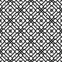 Black and white texture. Abstract seamless geometric pattern.
