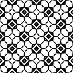 Black and white texture. Abstract seamless geometric pattern.
